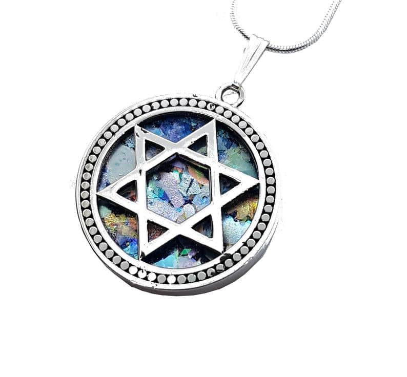 Star Of David Pendant Necklace For Women - 925 Sterling Silver With Cubic Zirconia, 40+5cm Chain - View #2